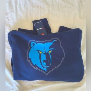 bundle!! Memphis grizzlies long sleeve shirt and hooded sweatshirt!!